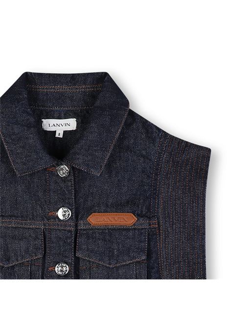 Abito denim LANVIN KIDS | N30409Z28